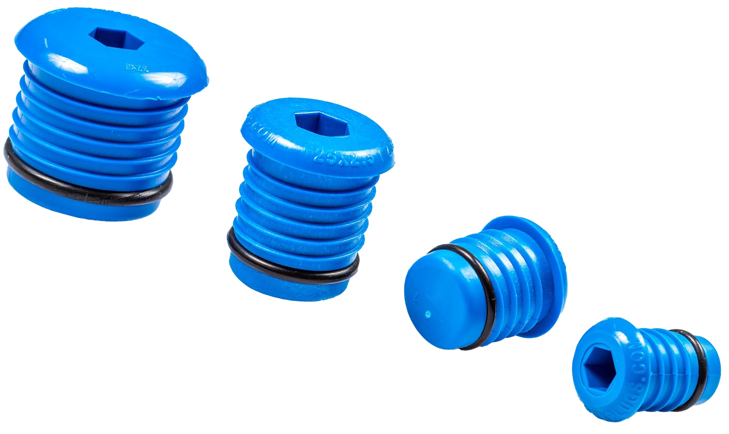 KOREK DO PRÓB SZCZELNOŚCI DO RUR WIELOWARSTWOWYCH PEX/AL/PEX 16 NIEBIESKI