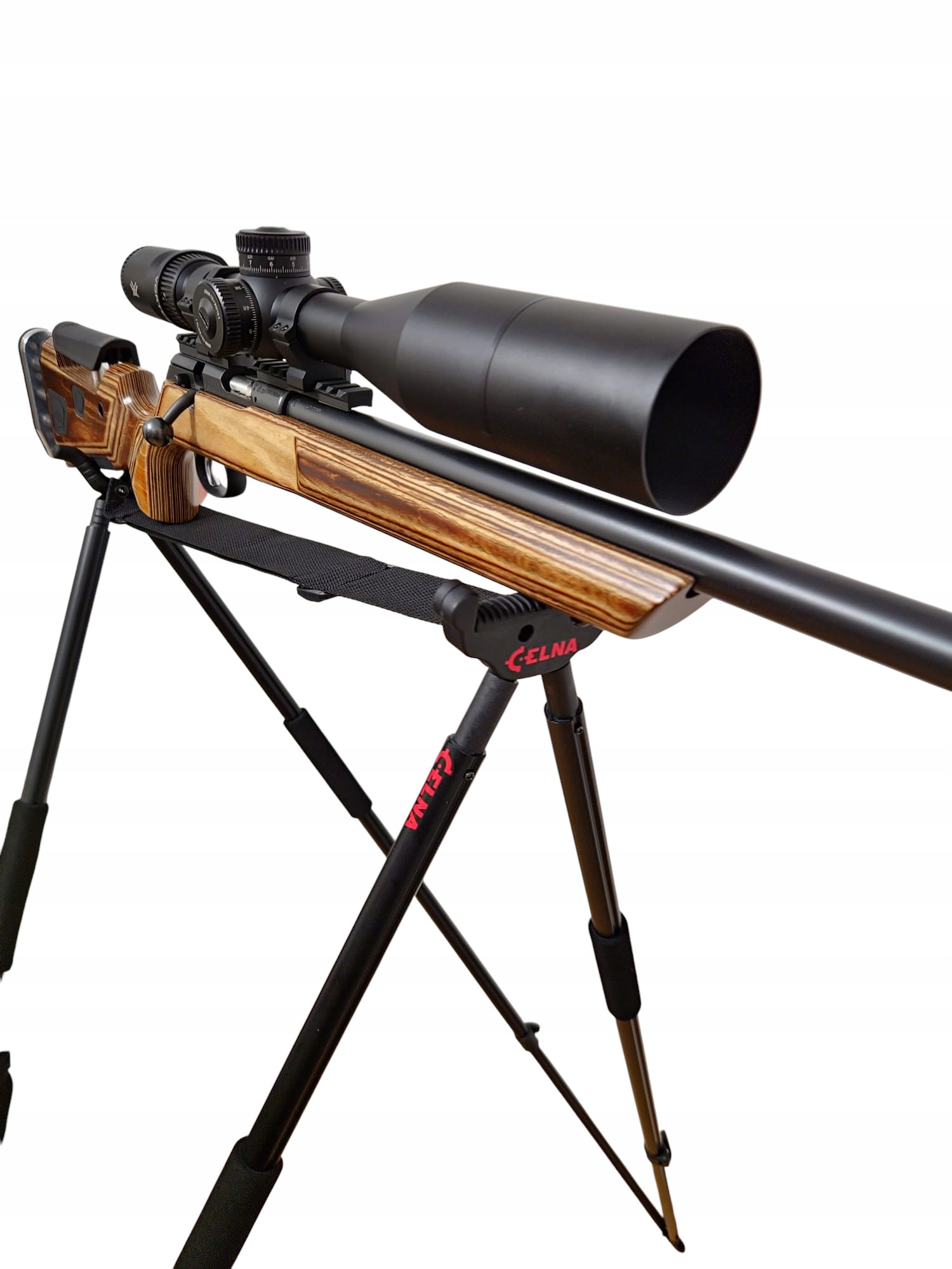 Lovecký pastorál 4 nohy Stabilní 2 opěrné body černý Celna