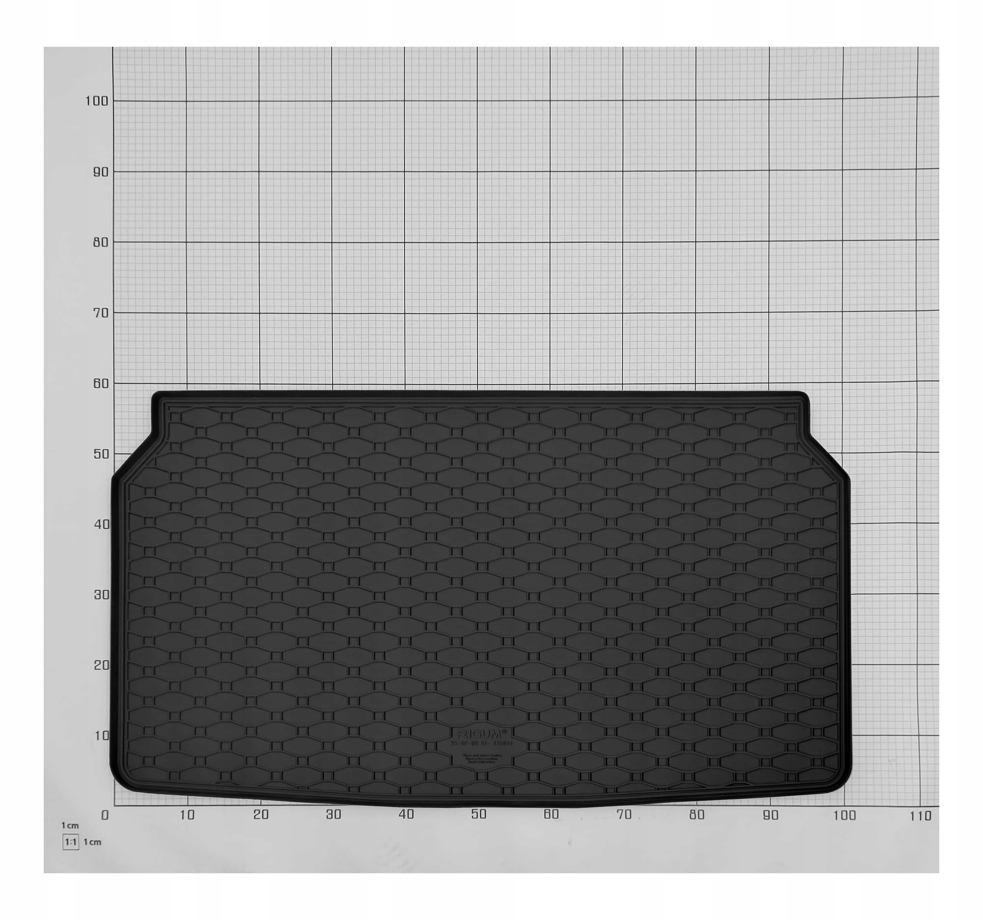 Dywaniki i mata do Opel Zafira C 5 miejsc 2012-2019 Materiał guma