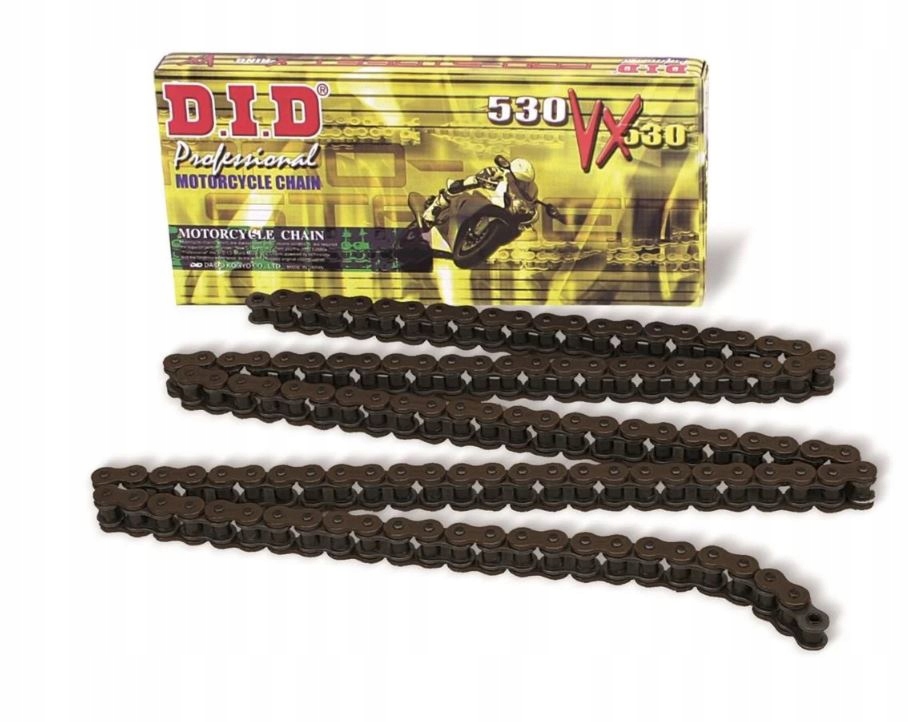 ŁAŃCUCH NAPĘDOWY DID 530VX 106 czarny