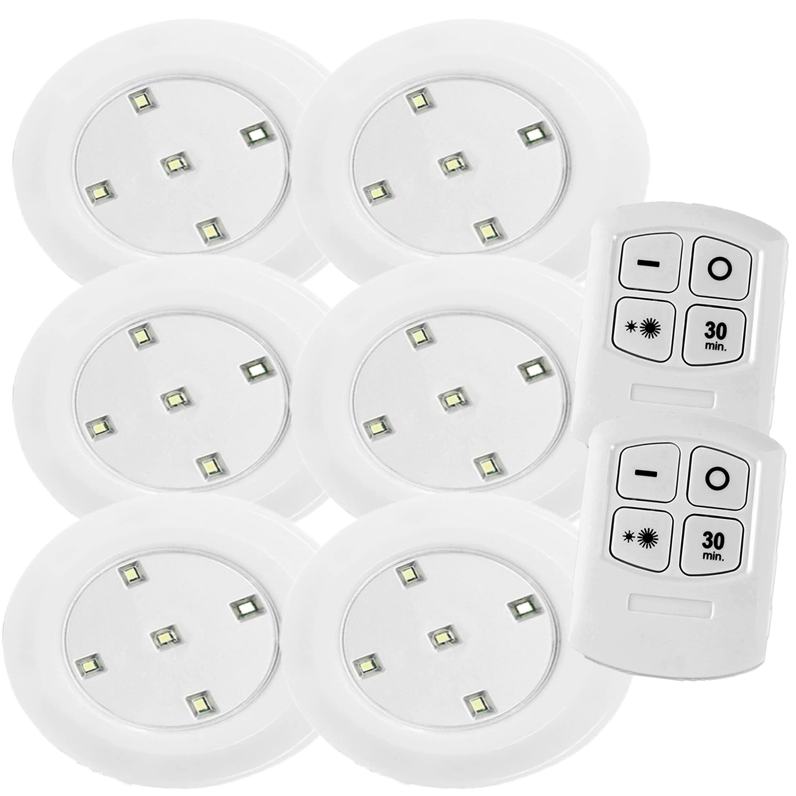 

6x Lampka lampa Bezprzewodowa Led na baterie Pilot