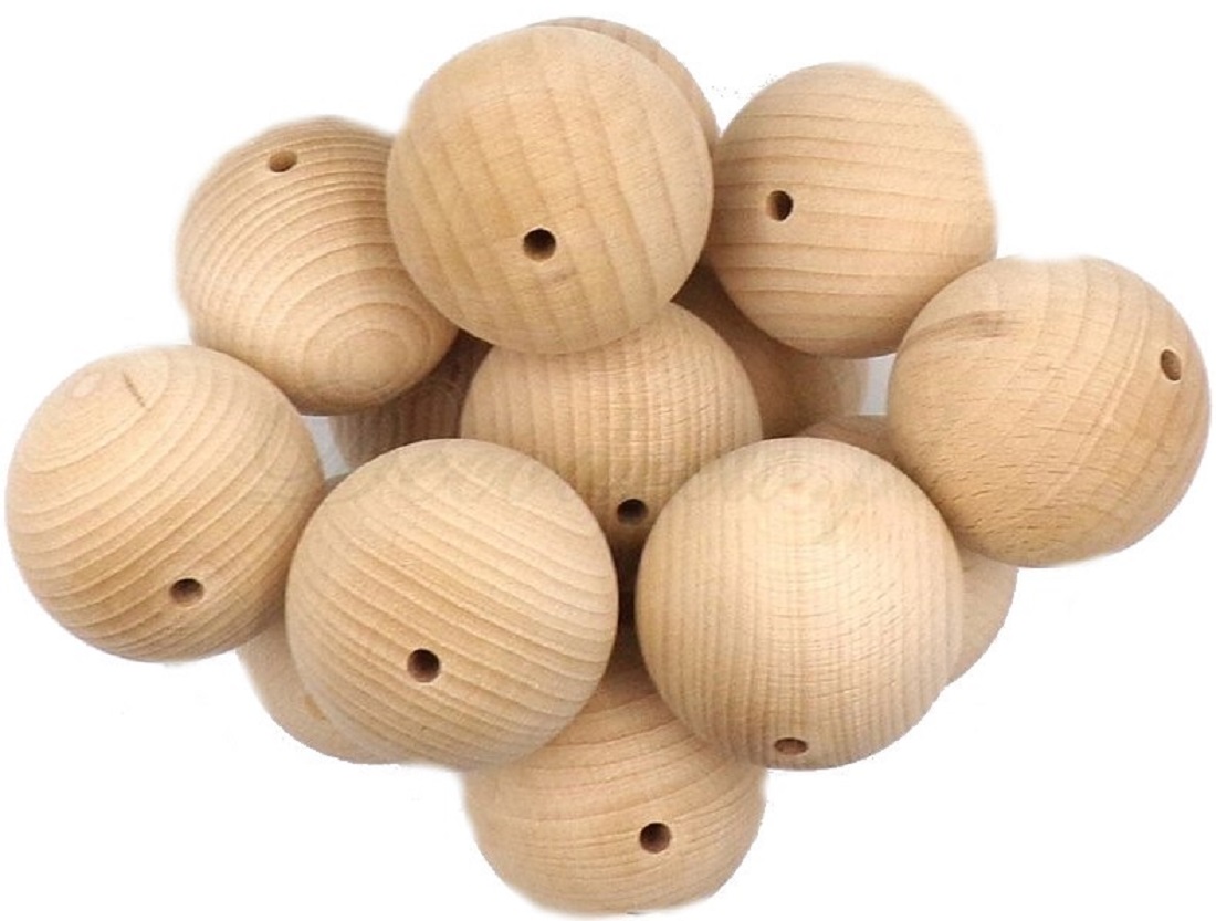 

Koraliki drewniane korale 20mm 10sztuk