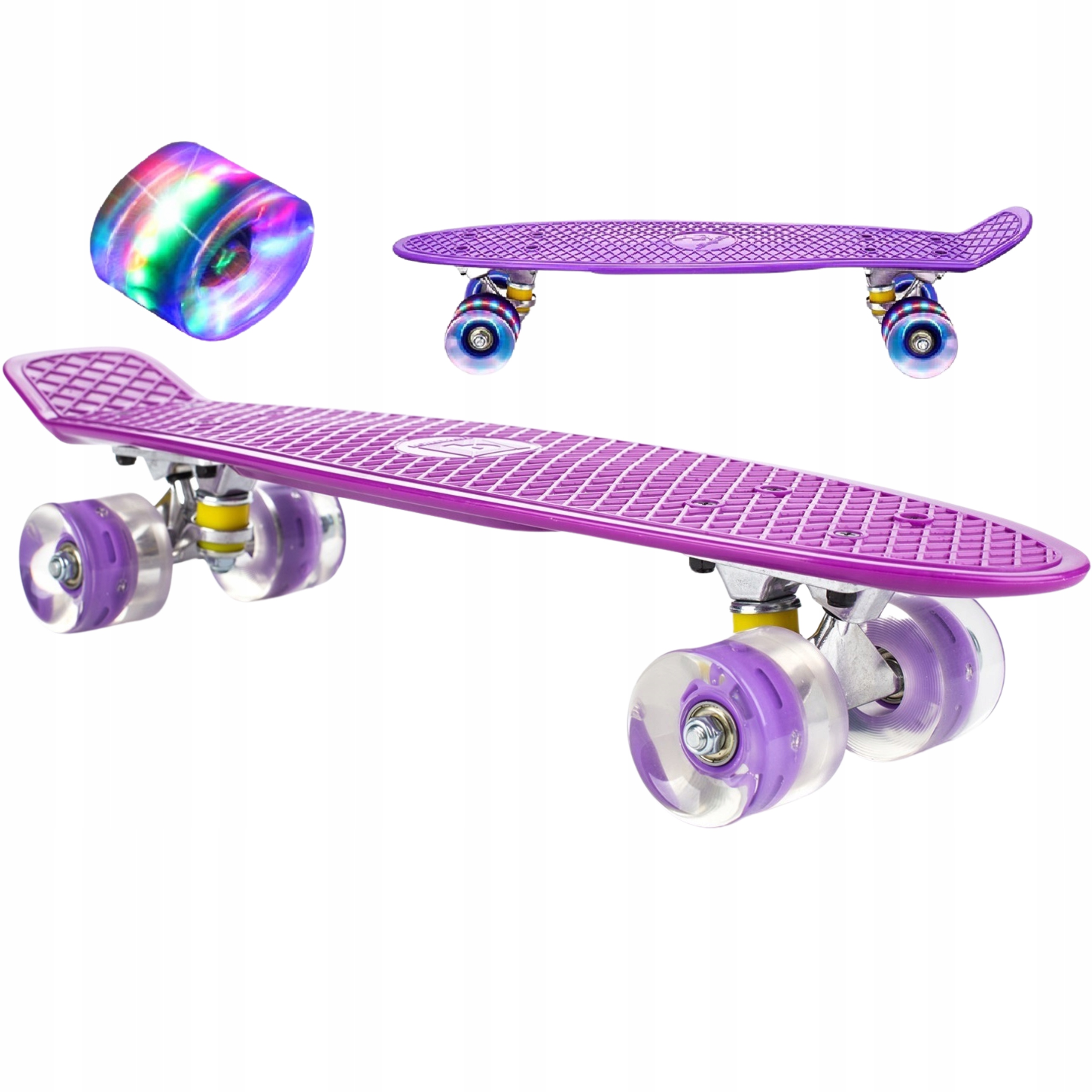 DESKOROLKA FISZKA ŚWIECĄCA KOŁA LED FISHBOARD FISH DLA DZIECI FIOLETOWA Kod producenta FISZKA DESKOROLKA ŚWIECĄCA KOŁA LED PREZENT