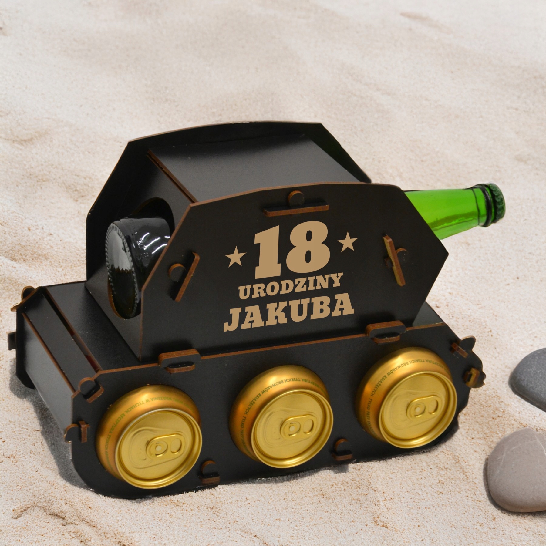 PREZENT NA 18 URODZINY DLA CHŁOPAKA CZOŁG NA PIWO Marka inna