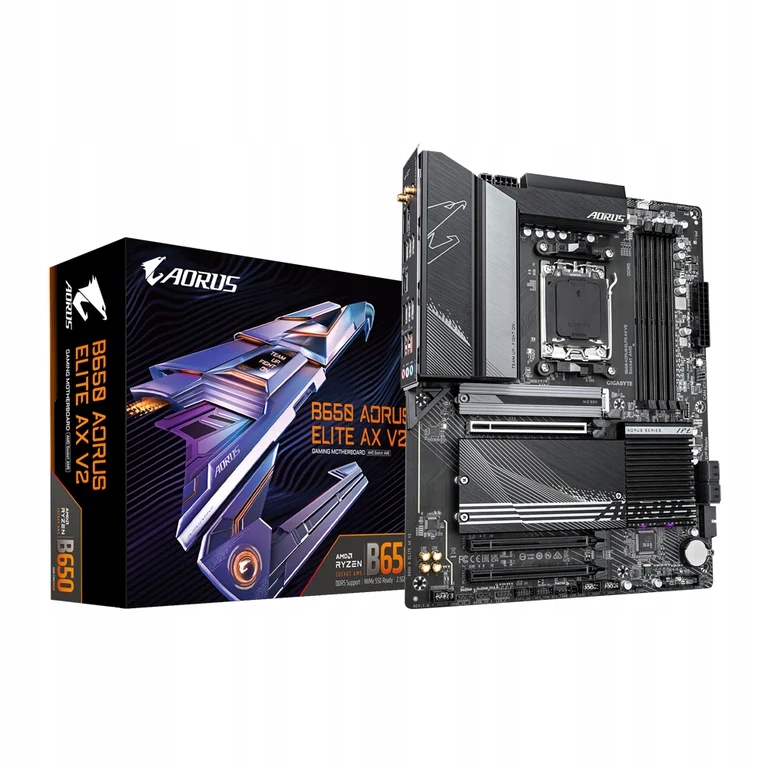 Gigabyte B650 Aorus Elite Ax V2 základná doska Amd B650 Zásuvka AM5 Atx