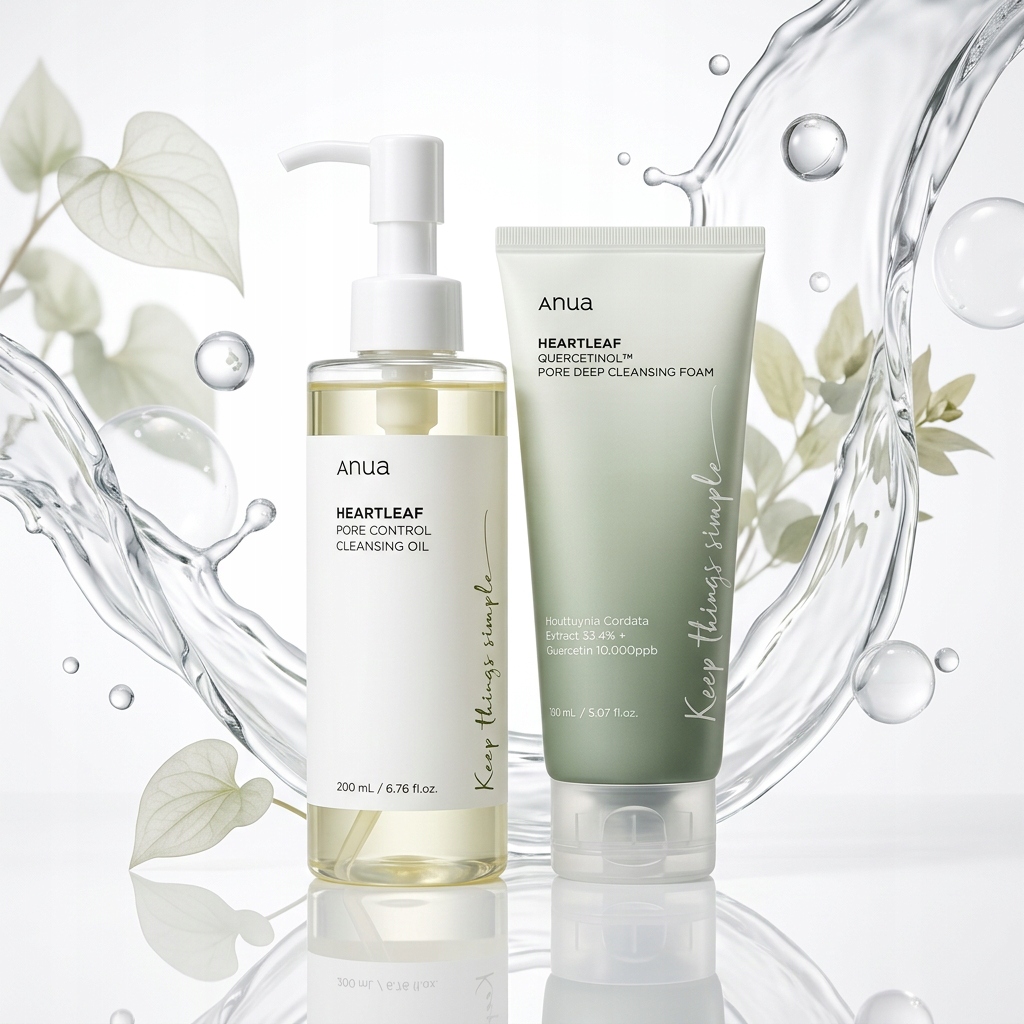 Anua Duo set pro hloubkové čištění – svěží a zářivá pleť