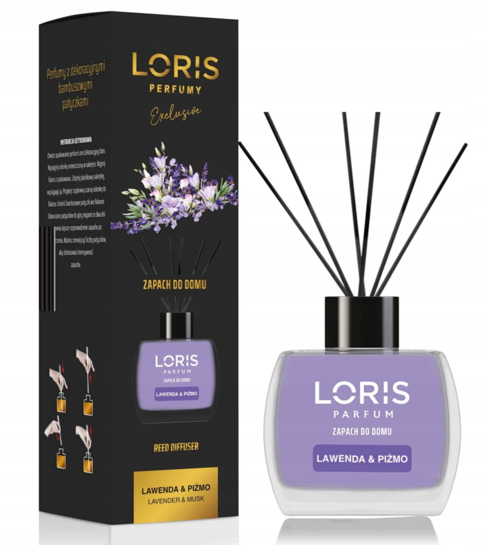 LAWENDA Z PIŻMEM Odświeżacz Loris 120 ml