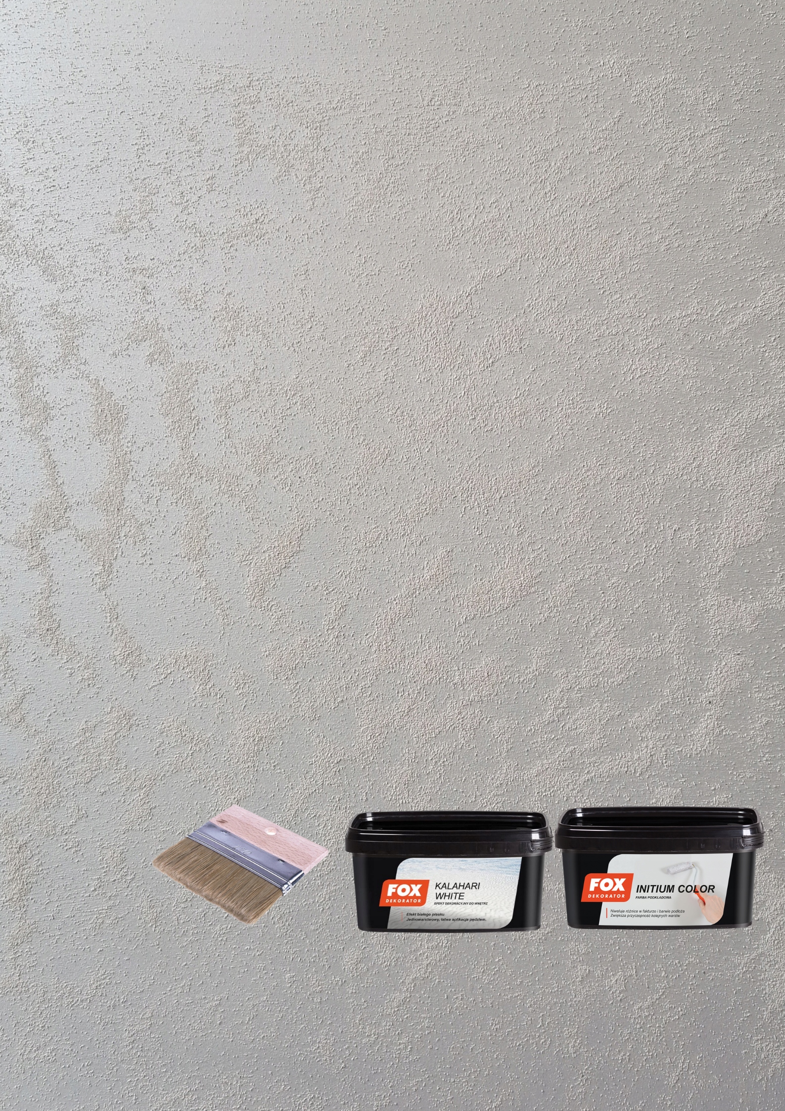 Fox Dekorátor Kalahari White Set Na 24-30 M2-KRÉMOVÝ