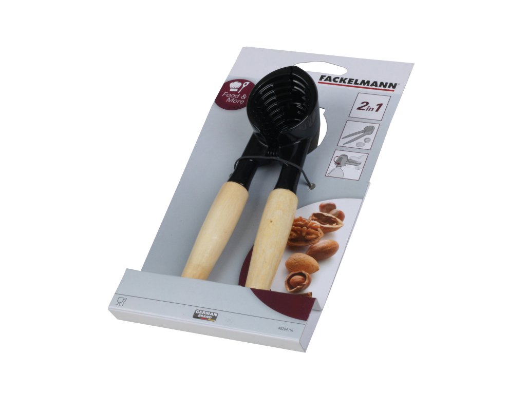 Duży dziadek do orzechów stożkowy drewniany 2w1 FM Marka Fackelmann