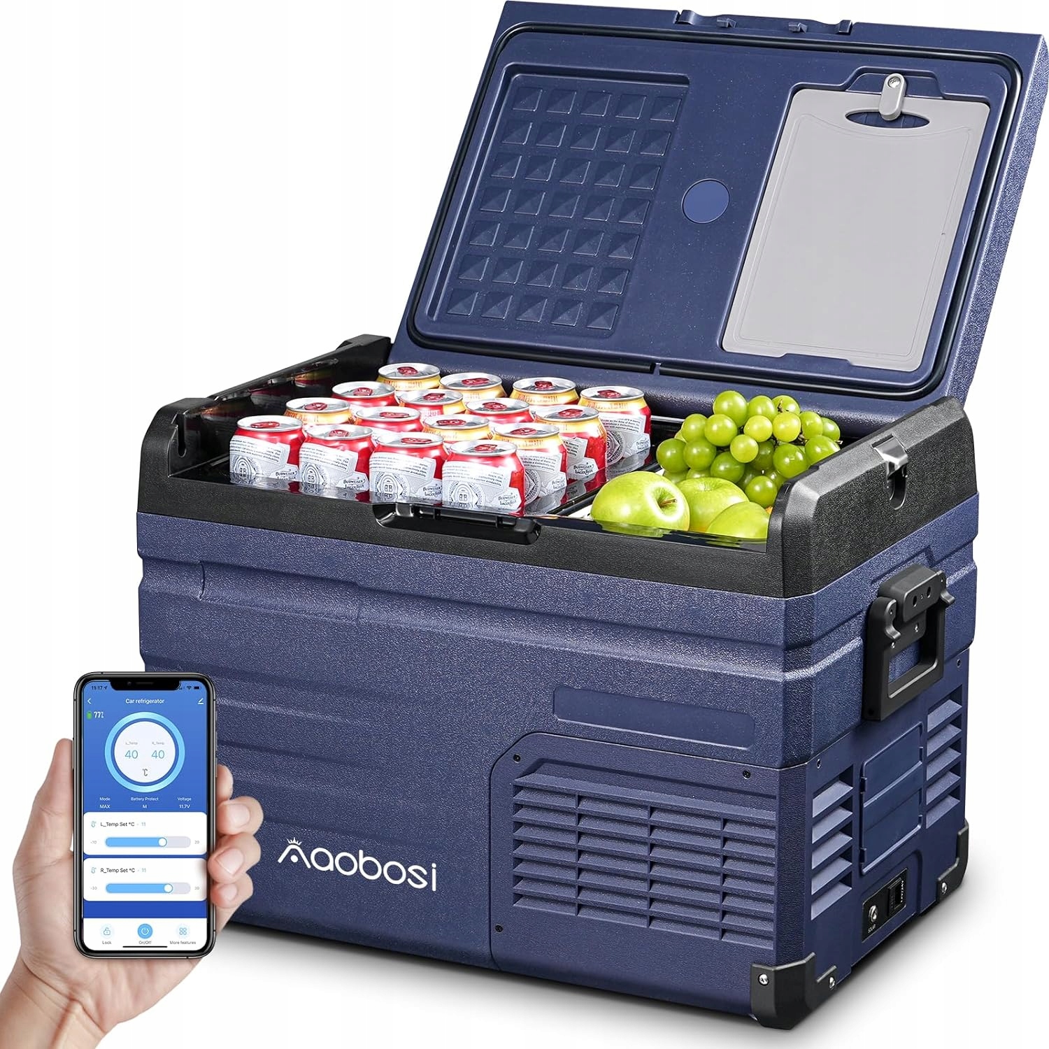 Aaobosi TW35 Autochladnička 37L, WiFi, 12/24V, -20°C, kempování