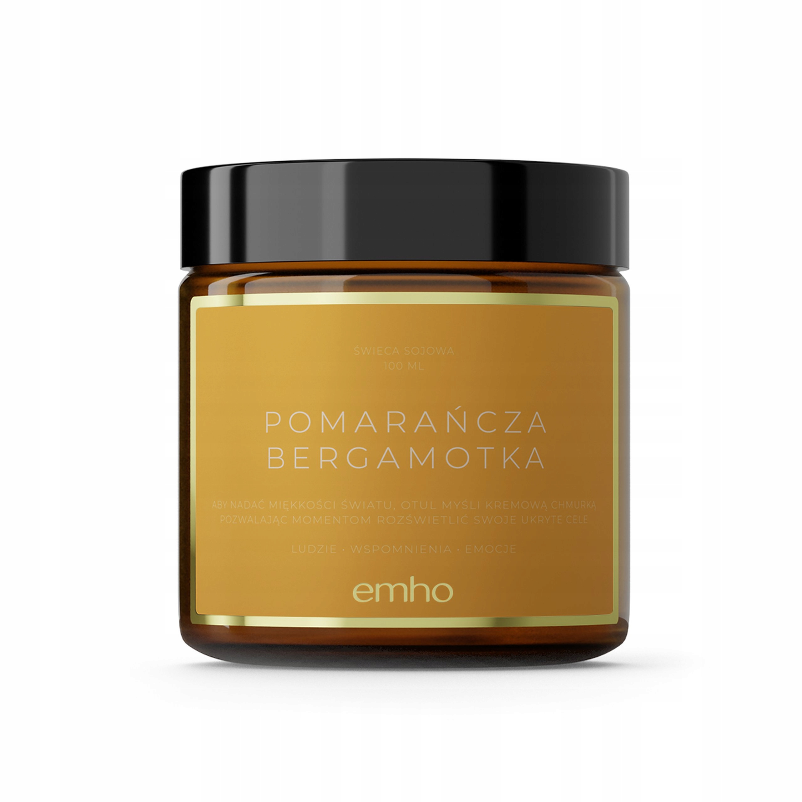 

Świeca sojowa Pomarańcza Bergamotka 100ml Emho