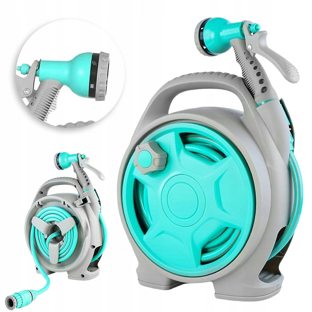 Hadice Zahradní buben Automatický navíjecí zavlažovač 15M Pistole Bedee