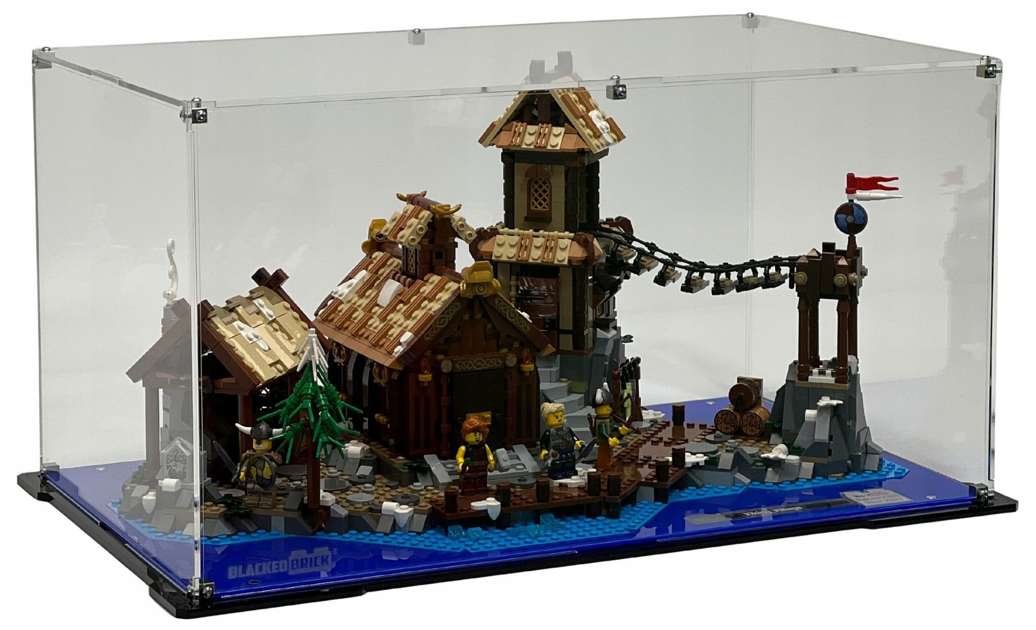 Vitrína Blacked Brick pre Lego 21343 Ideas Dedina Vikingov