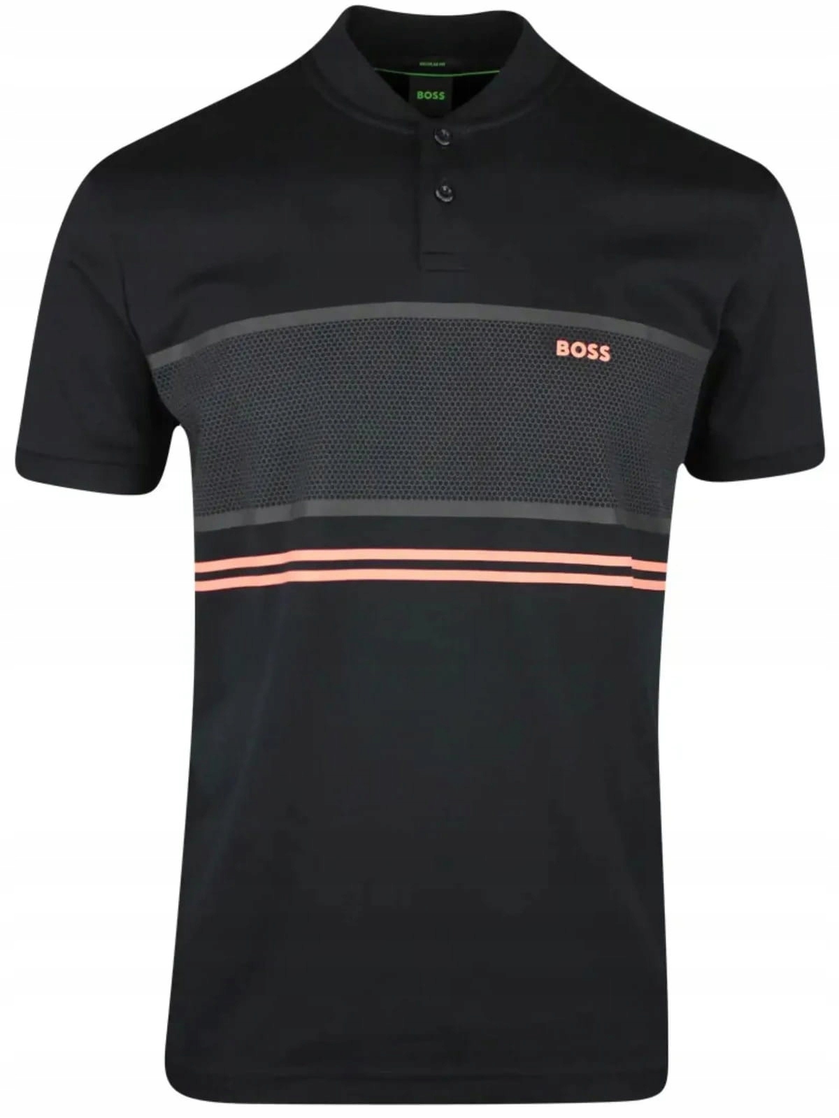 Pánské polo Boss 50512996 černé Xs