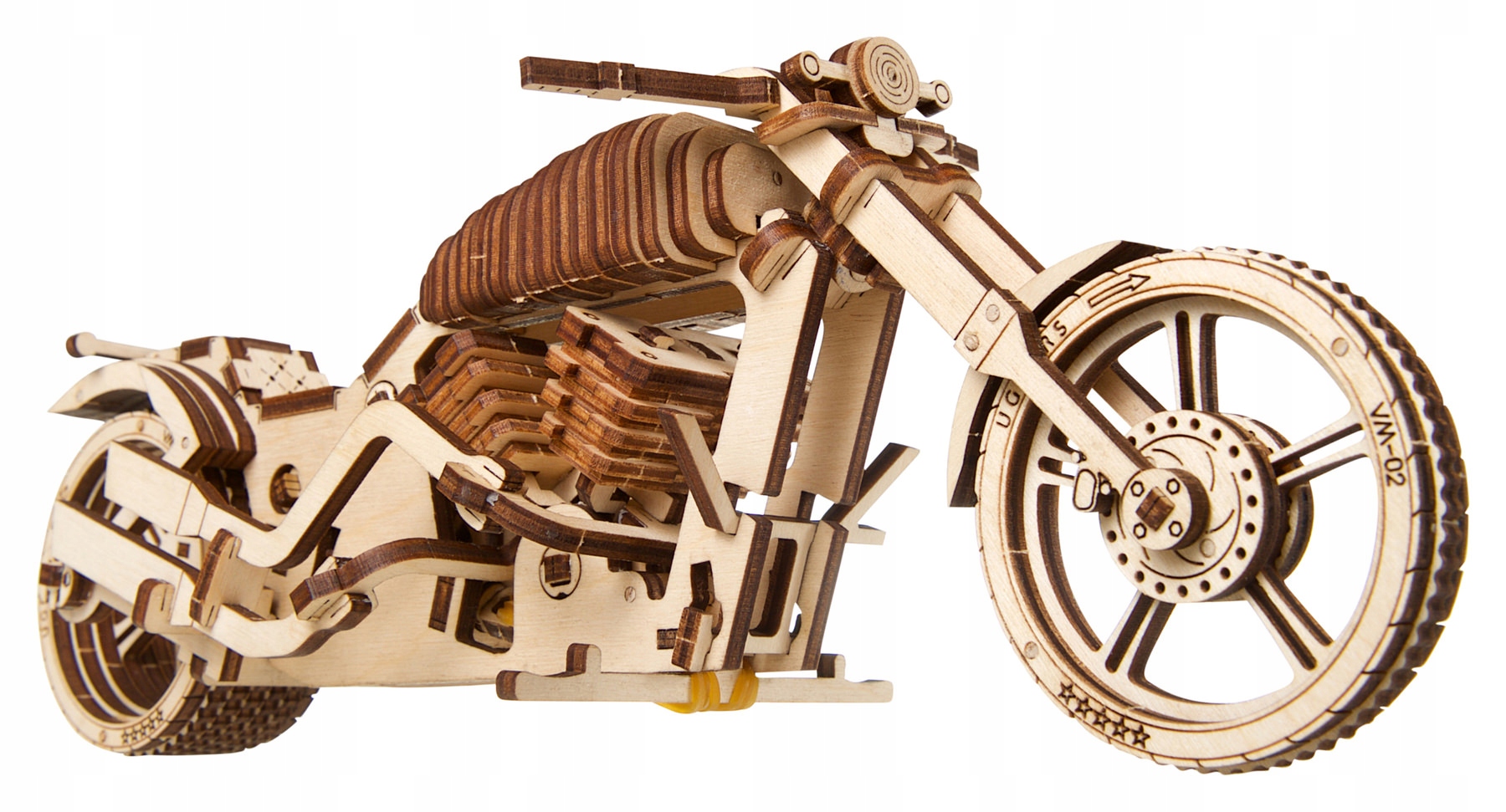 

Model motocykla drewniany ruchomy do składania