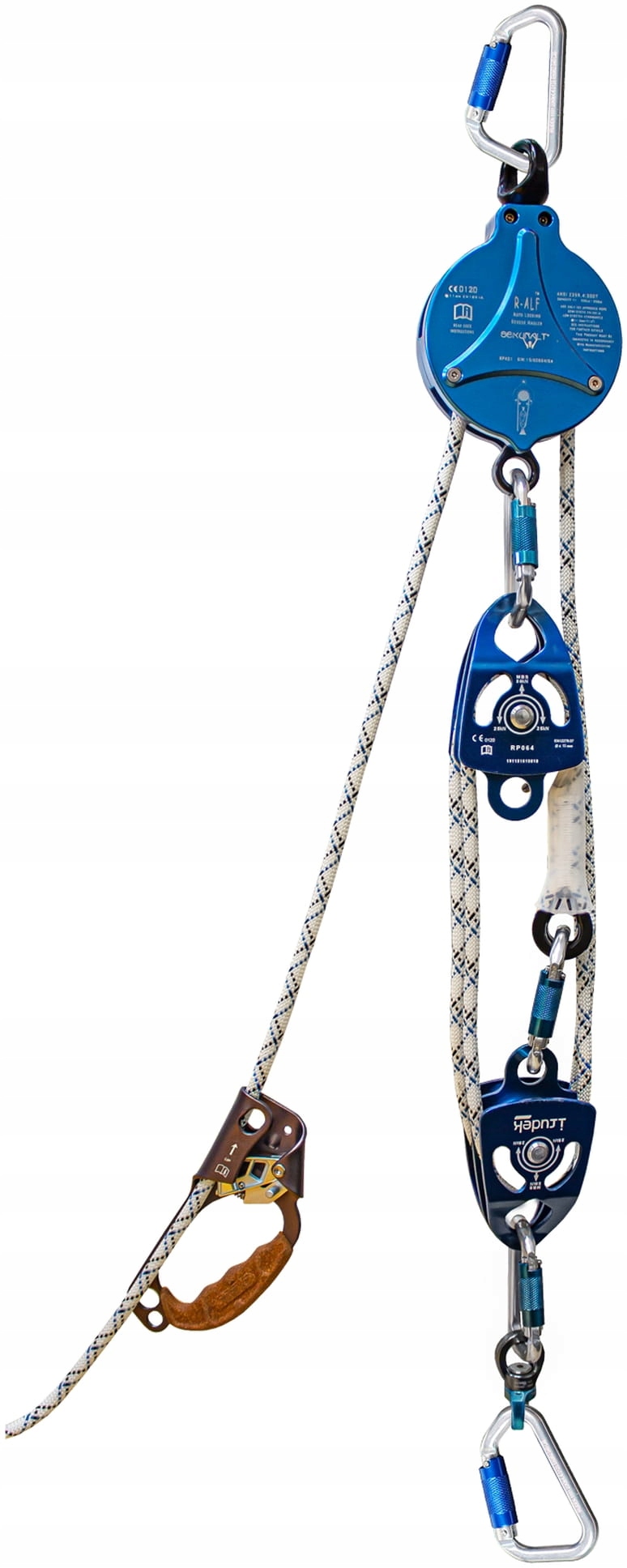 Záchranný systém spouštění Alf 5:1 10 m 250 kg Irudek