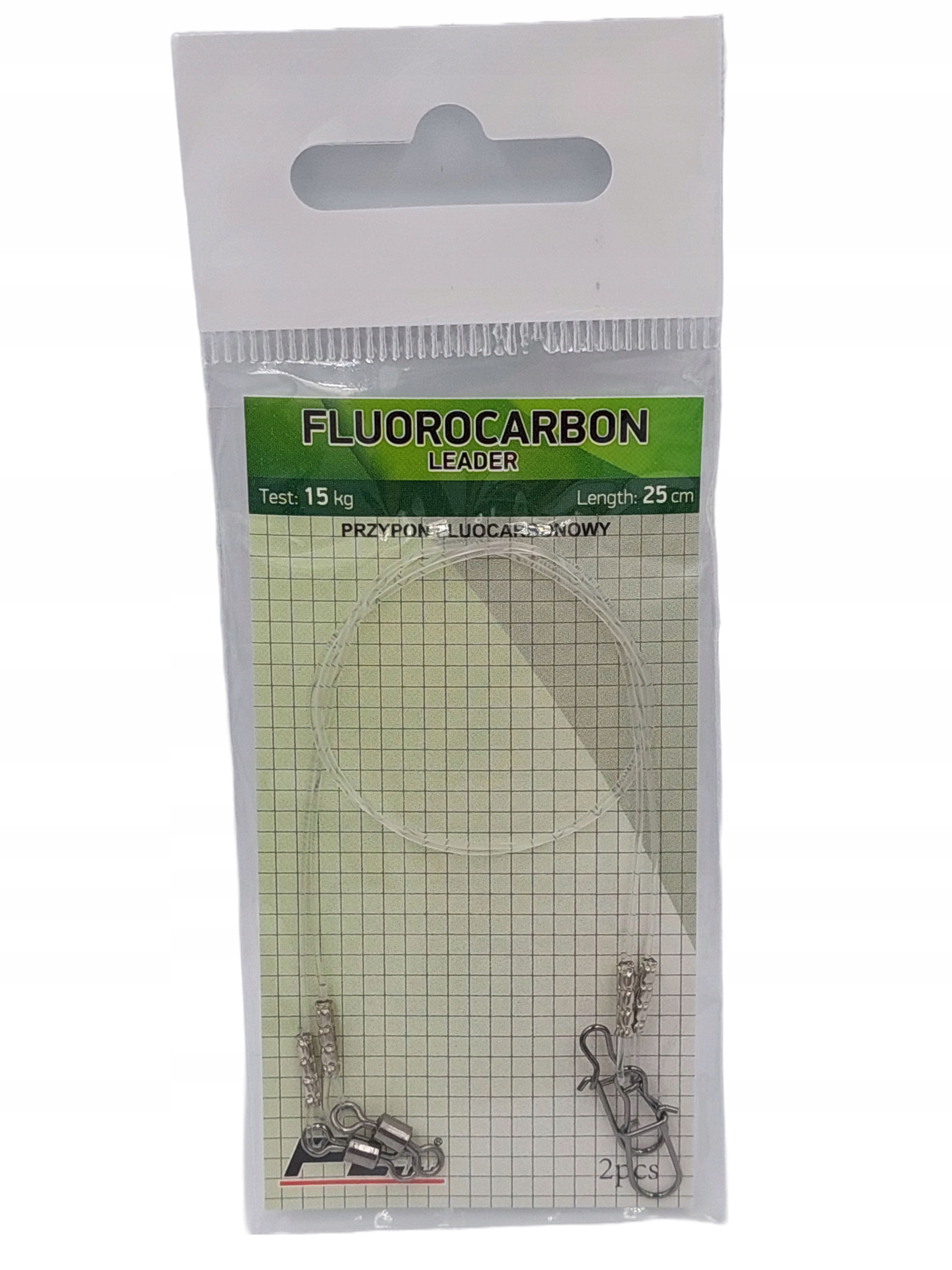 

Przypony Fluorocarbon 25cm 15 kg 2 Sztuki spinning