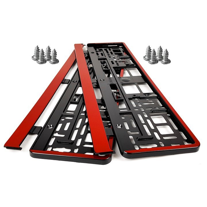 

Ramka Rejestracyjna Tablica Czerwona 2 szt