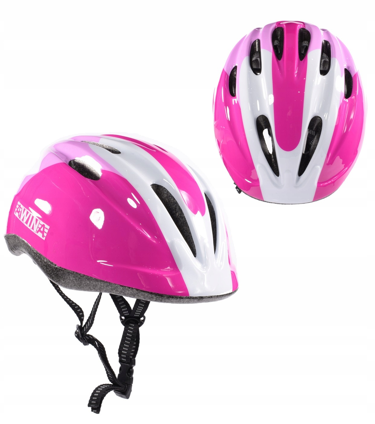 Kask rowerowy Awina dziecięcy S różowy na rower