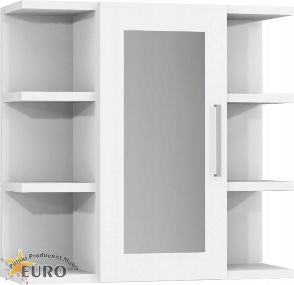 Wisząca szafka łazienkowa z lustrem - BIAŁA Kod producenta 5903205780904