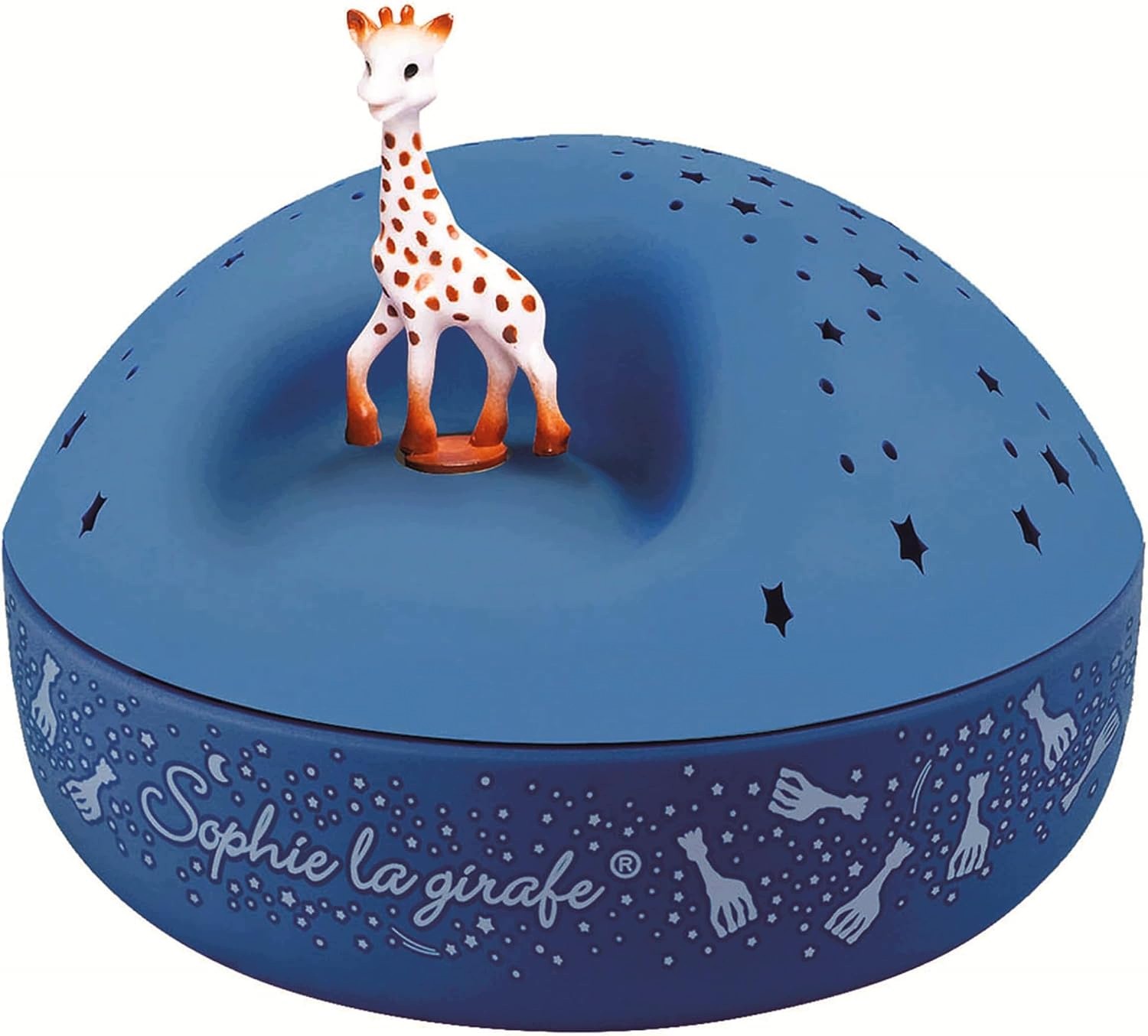 Projektor gwiazd lampka nocna pozytywka Sophie La Girafe Trousselier