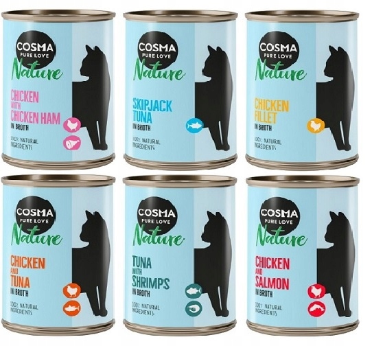 Cosma Nature, Smíšený balíček 12 x 280 g