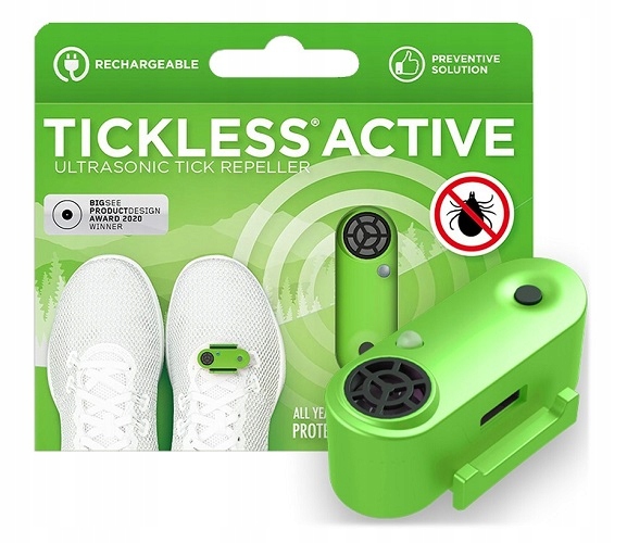 Tickless ultrazvukový na klíšťata, Active Green (AC01GR)