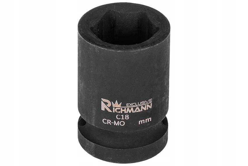 Nasadka Udarowa 15 mm Z Mocowaniem 1/2" 6-kątna Stal CrMo Wersja Długa