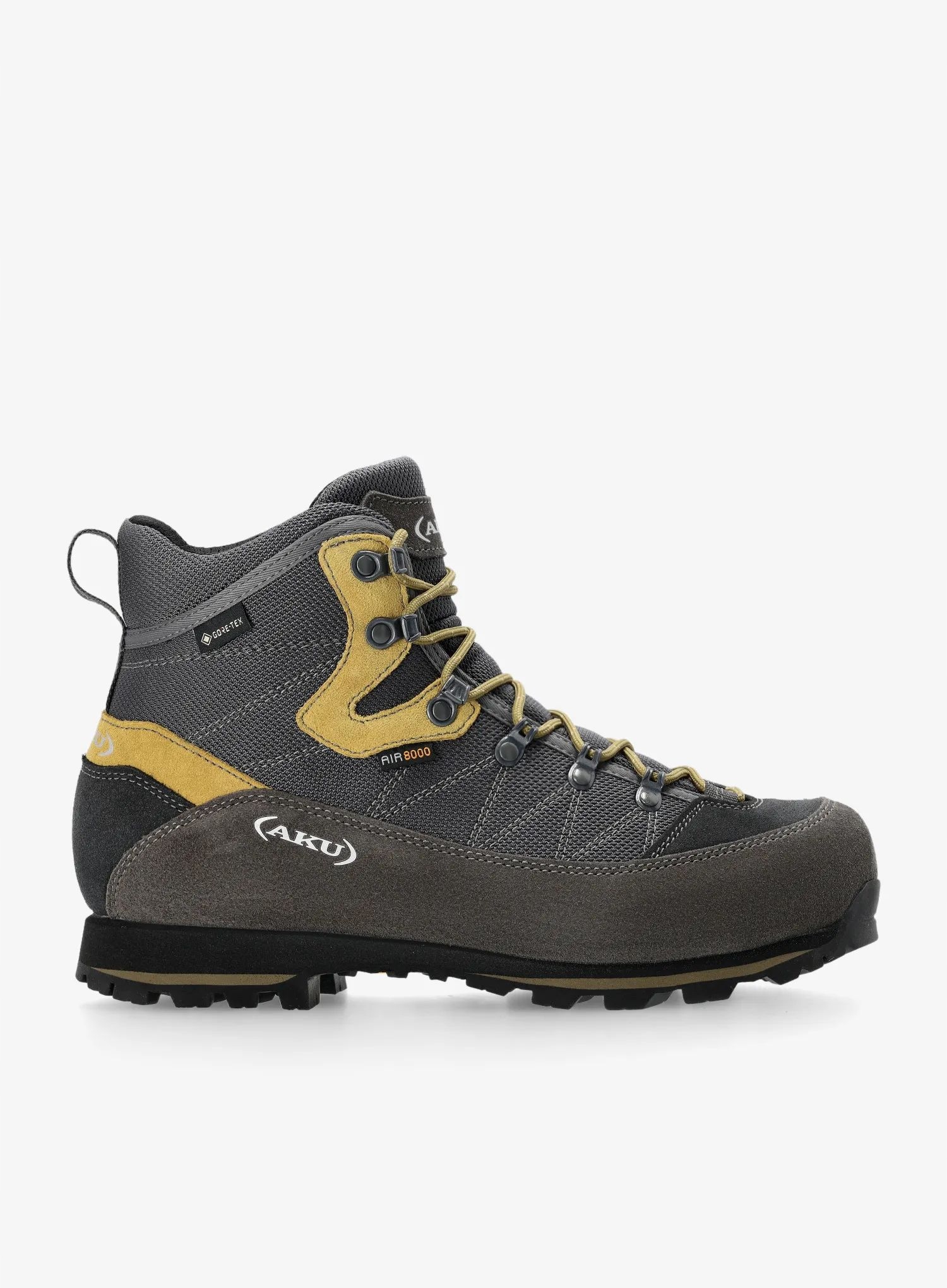 Trekové boty Aku Trekker Lite III Wide Gtx tmavě šedá/hořčicová, velikost 45