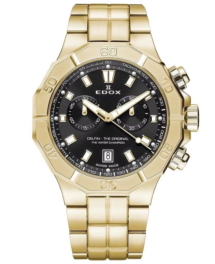 Edox Delfin The Original Chrono 10113-37JM-NID Vodotěsné hodinky 200M 43mm