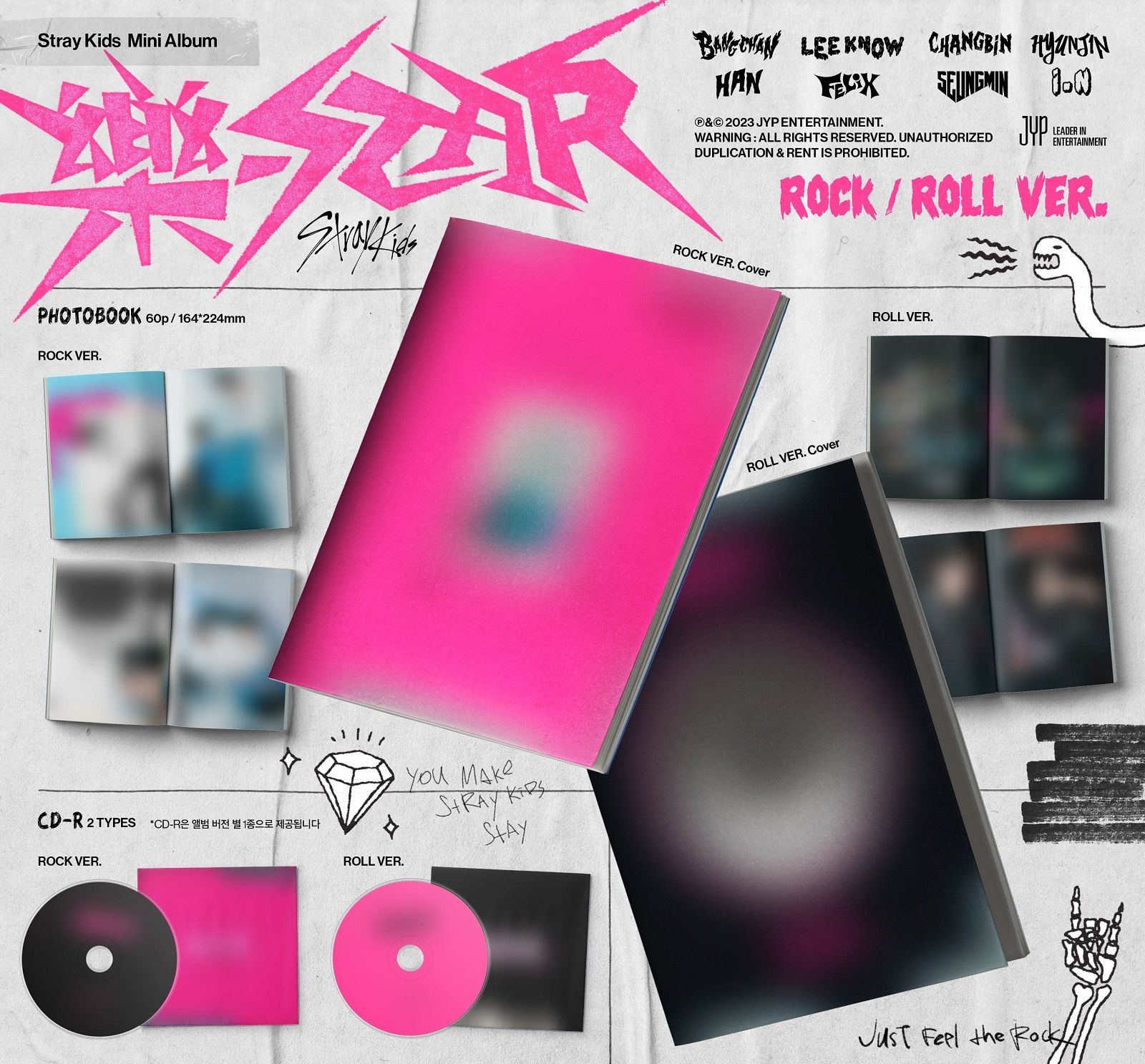 {{{ STRAY KIDS - ROCK-STAR - STANDARD ROCK VER. Tytuł ROCK-STAR