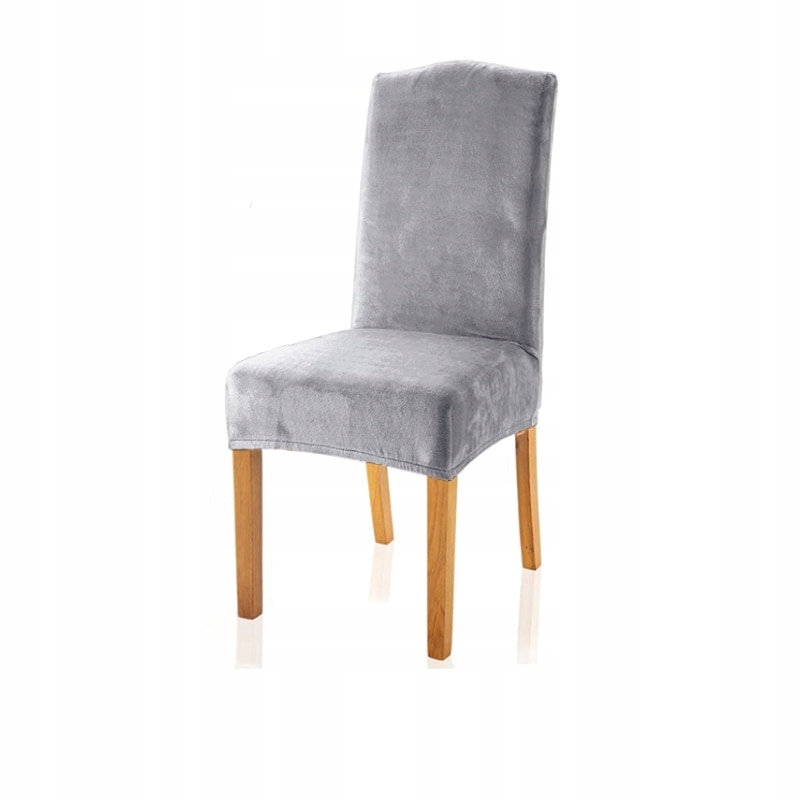 

Pokrowiec na krzesło Welurowy Szary Jasny