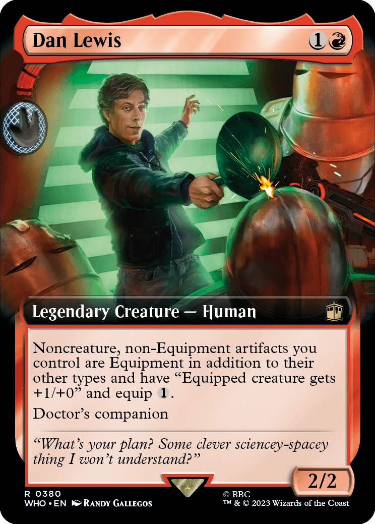 Mtg Dan Lewis *Extended-Art* (r)