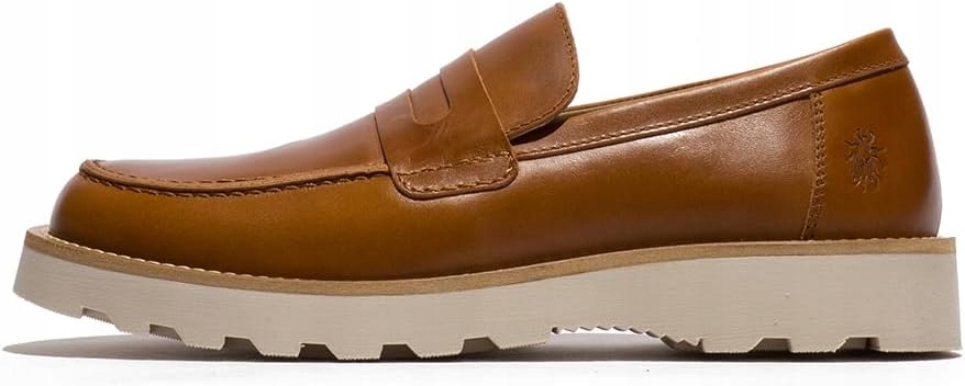 Fly London Kožené Mokasíny Hnědé Zasouvací 40 Jrl