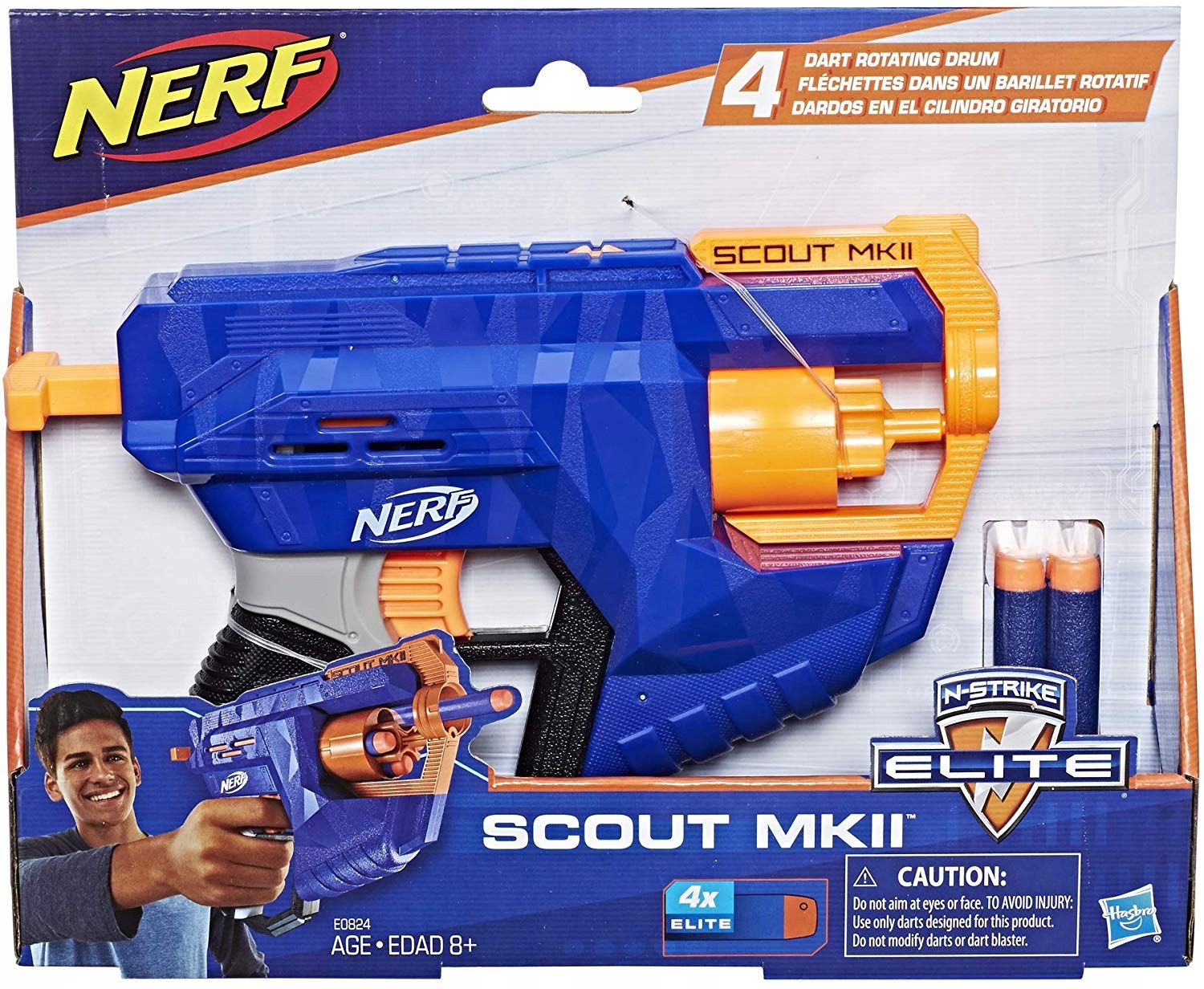 HASBRO NERF PISTOLET NSTRIKE ELITE SCOUT +STRZAŁKI Rodzaj pistolety