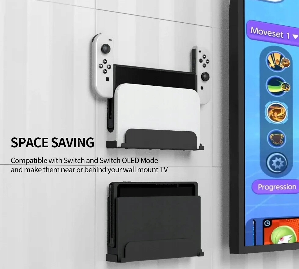 UCHWYT ŚCIENNY PÓŁKA WIESZAK ŚCIENNY DO NINTENDO SWITCH /NS OLED CZARNY Producent WeLoveGames