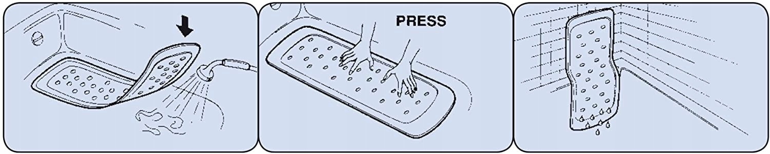 RIDDER Playa antypoślizgowa mata pod prysznic 54x54 cm, czarna Marka Ridder