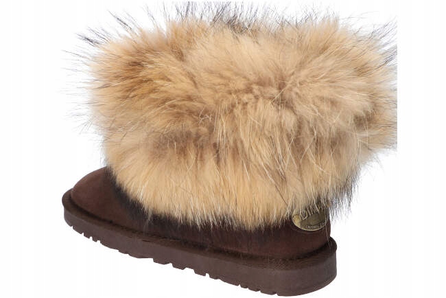 B055 ŚNIEGOWCE EMU BUTY ZIMOWE SKÓRZANE FUTRO C 36 Marka inna