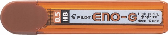 

Grafity do ołówków Pilot Eno-g 0,5mm Hb