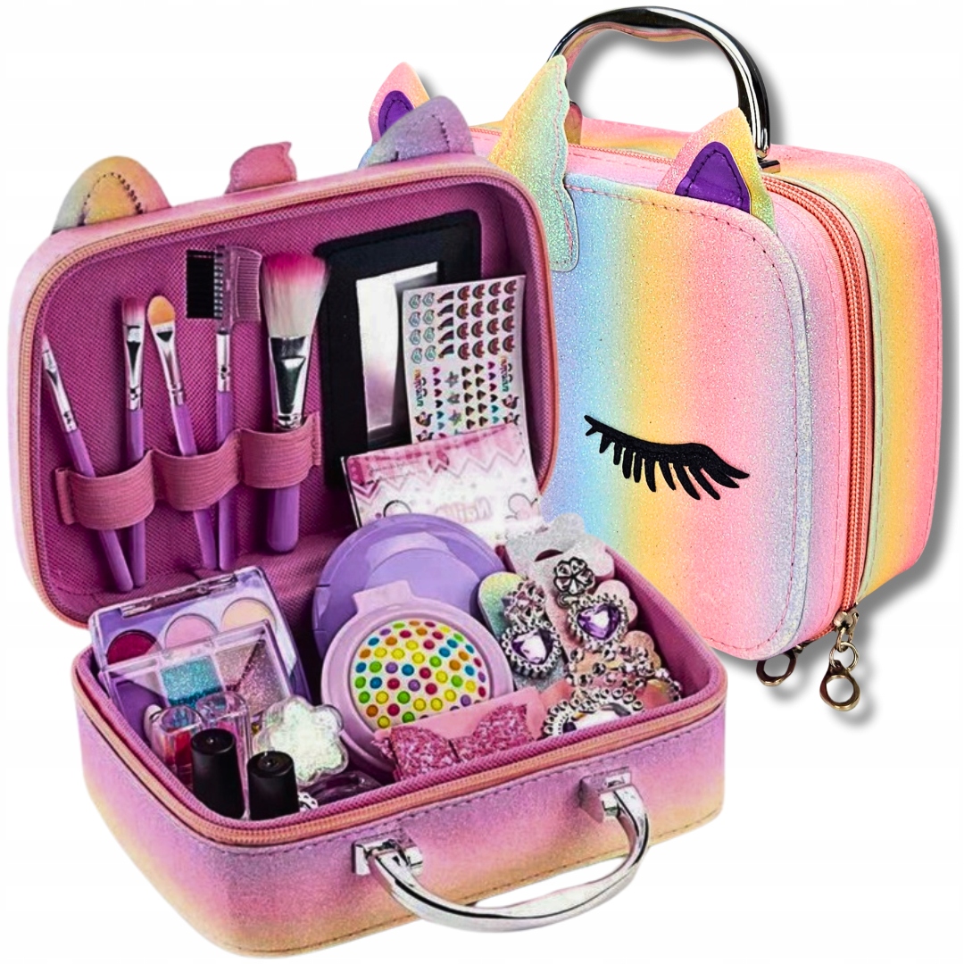 Zestaw Kosmetyków Makijażu 33 El Dzień Dziecka Nastolatka 8-13 Lat