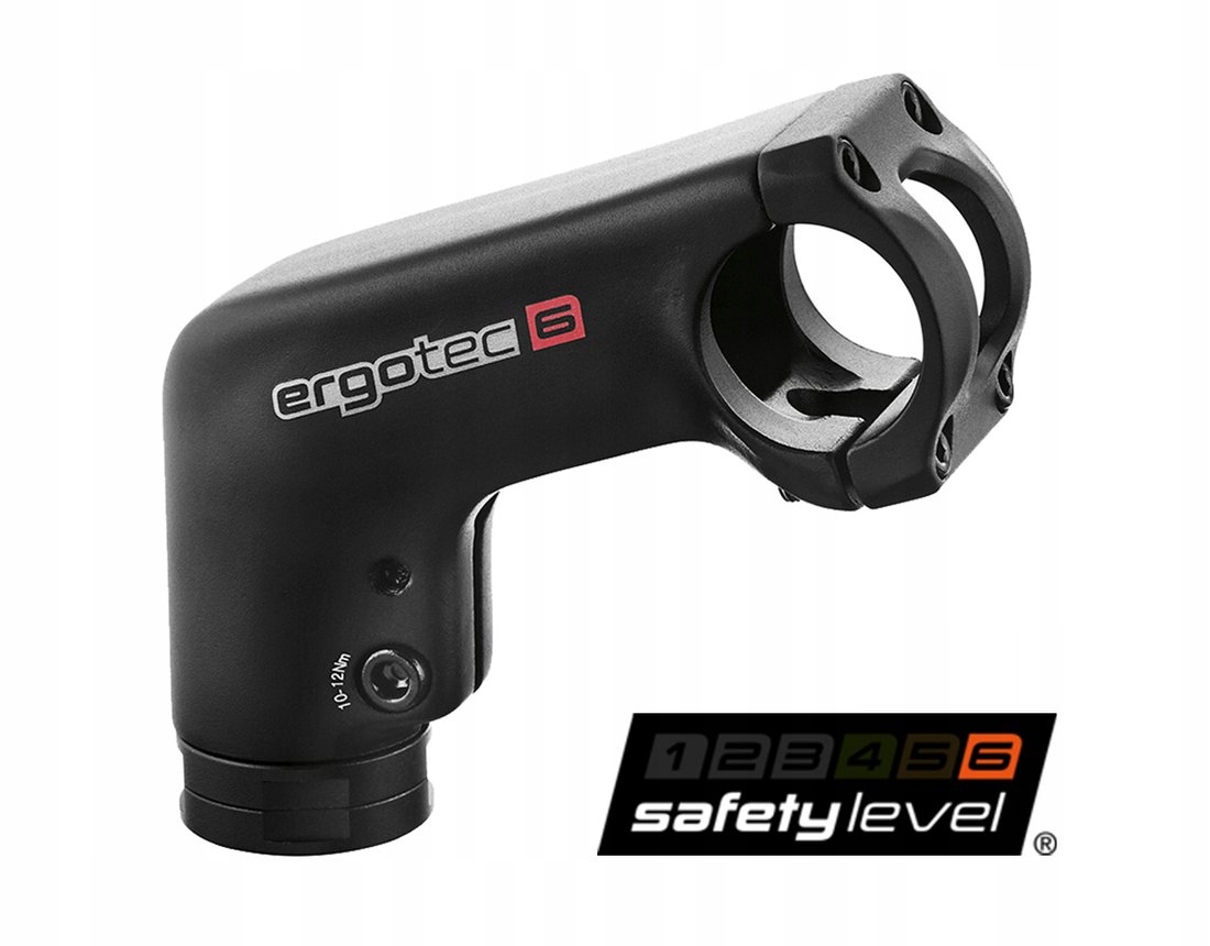 Mostek Rowerowy Ergotec Barracuda i Ahead 31,8 mm 90 mm 20° czarny