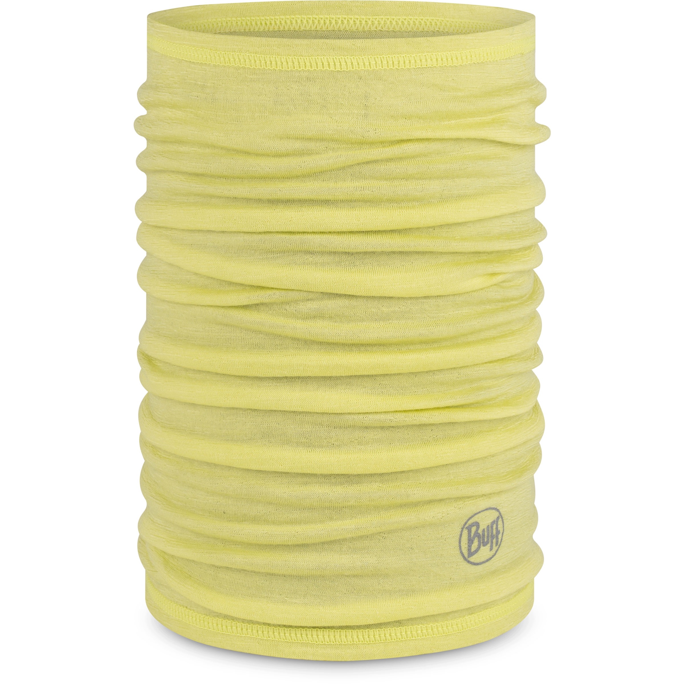 Komin 100% merino wełniany Buff Lightweight Solid Lime One Size
