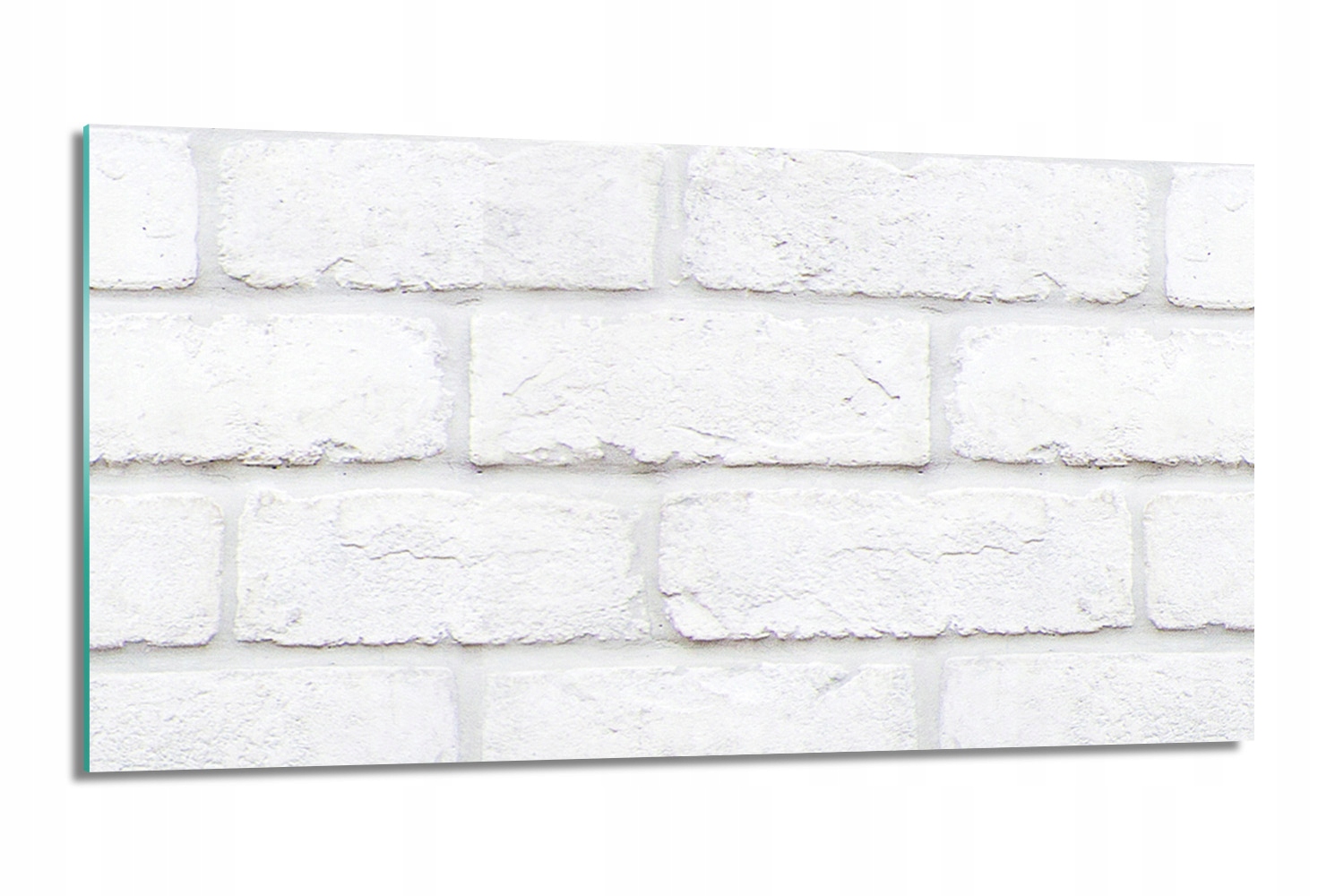 kuchynský panel Biely tehlový múr na stenu 100x50