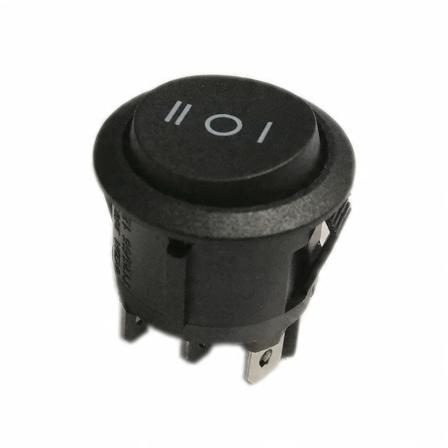 

Prrzełącznik podwójny okrągły 20mm On-off-on