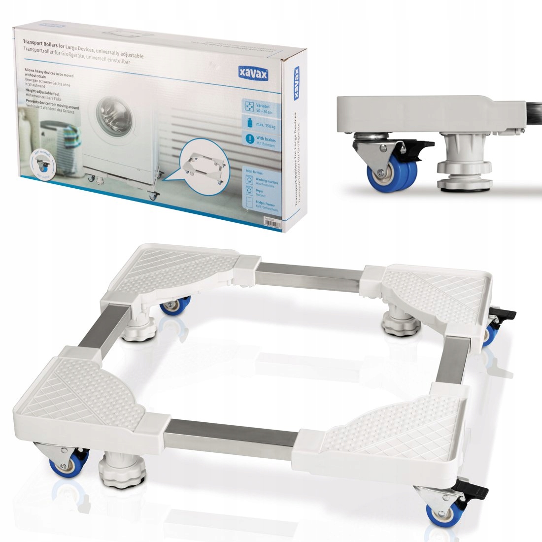 Mobilna Podstawa Pod Pralkę Lodówkę Xavax Ruchoma Na Kółkach Regulowana