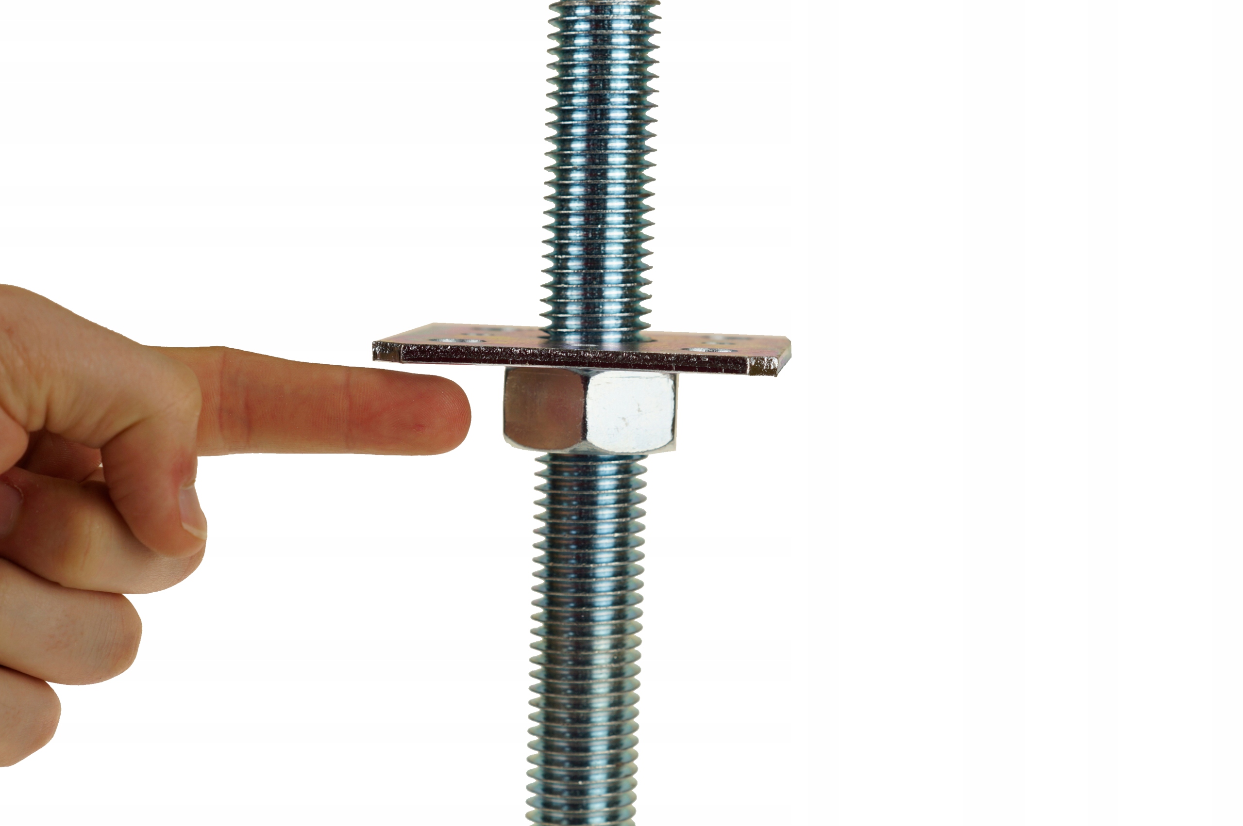 PODSTAWA SŁUPA REGULOWANA PRĘT GWINT 80x80x250 MM PSR80 + ŚRUBY MONTAŻOWE Rodzaj podstawa słupa