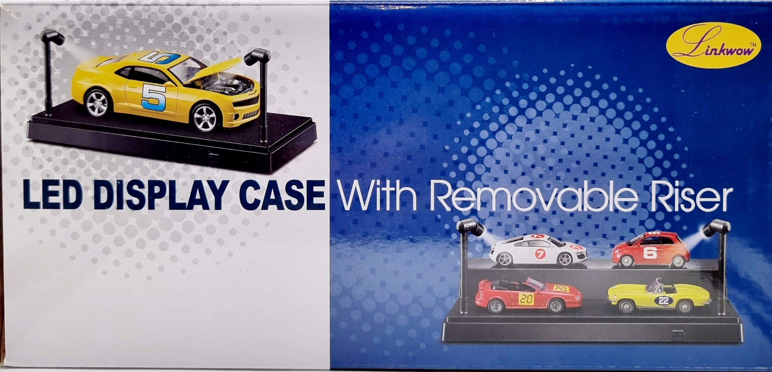 Led vitrína 1:24 -1:64 s odnímatelnou stoupačkou