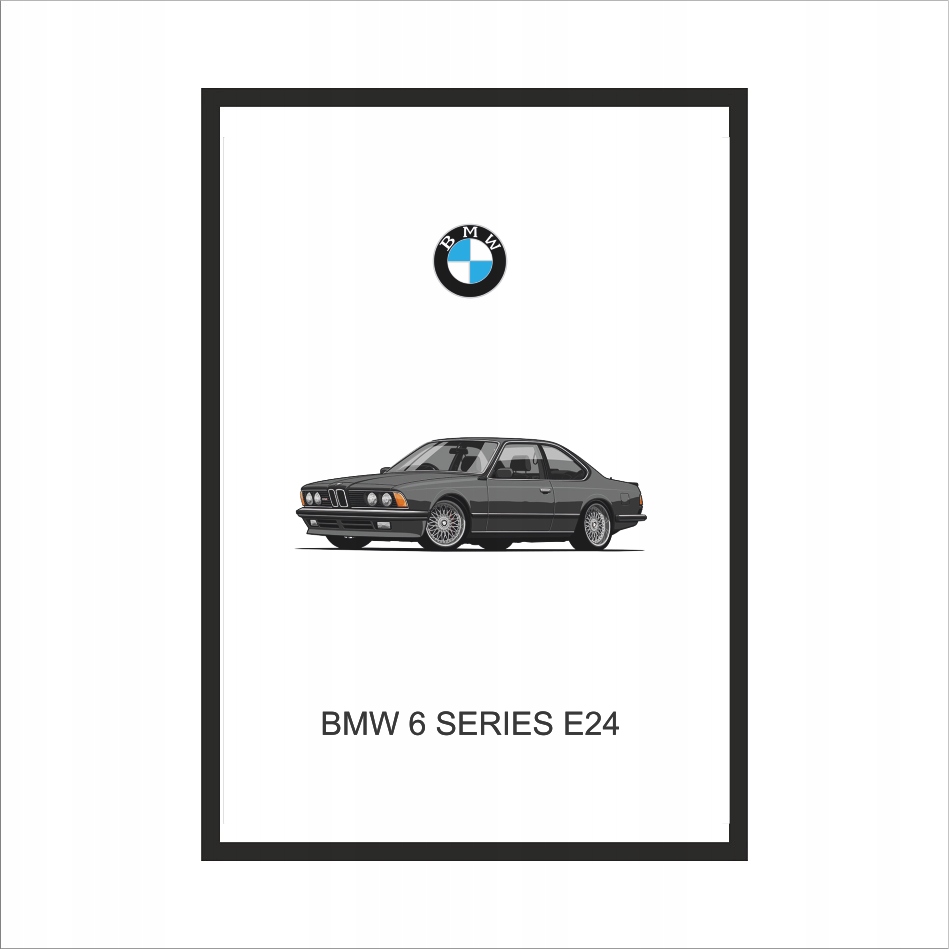 

Obraz na ścianę Bmw E24 6 series Rekin