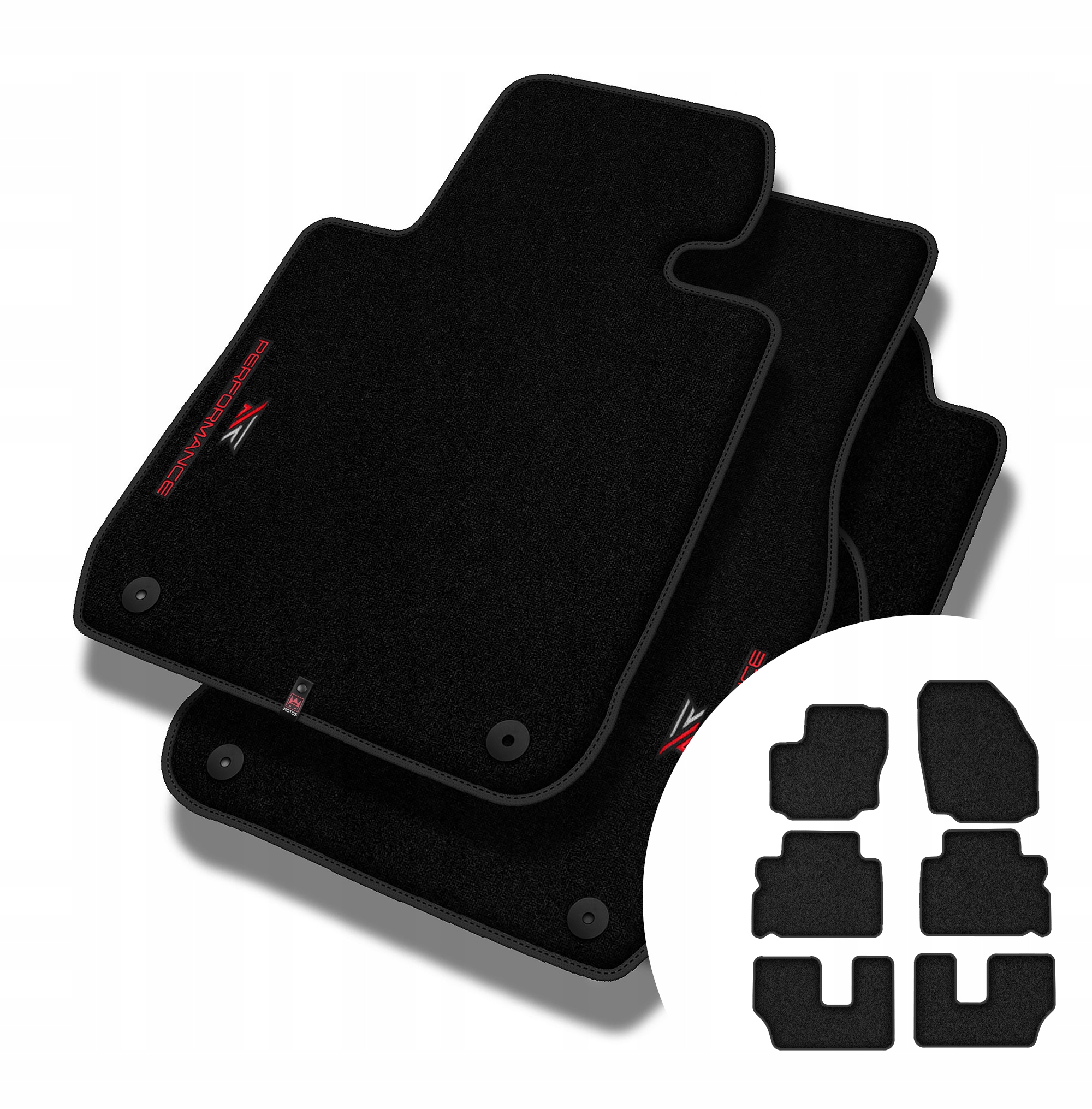 Velúrové koberčeky Performance Premium pre Ford Galaxy II 2006-2015