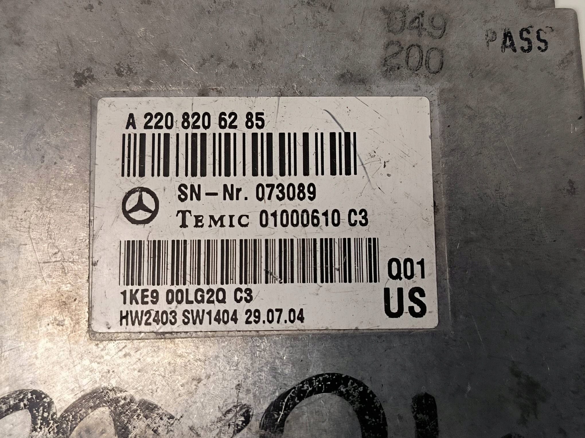Module A2208206285 MERCEDES S- KLASA W220 LIFT
